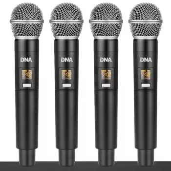 DNA QMIC4 Funkmikrofon mit 4 Handsendern