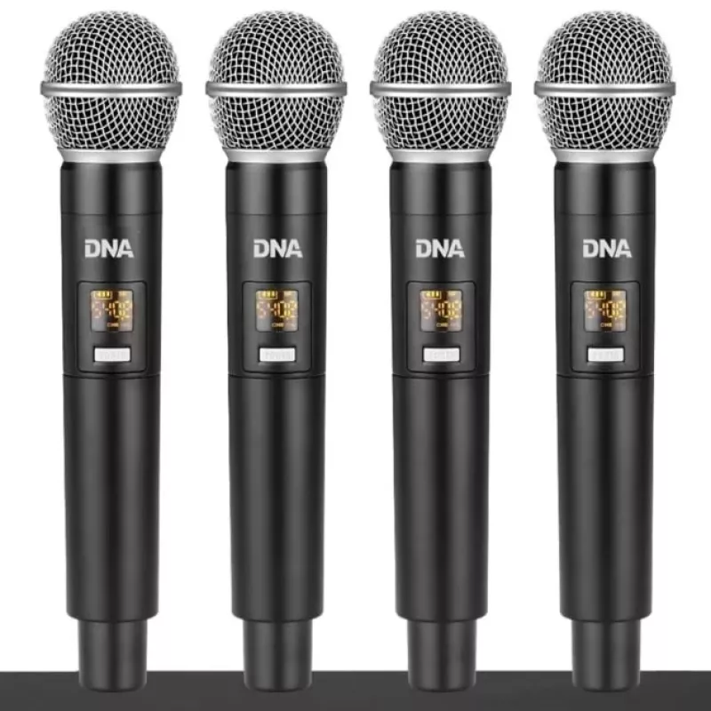 DNA QMIC4 Funkmikrofon mit 4 Handsendern