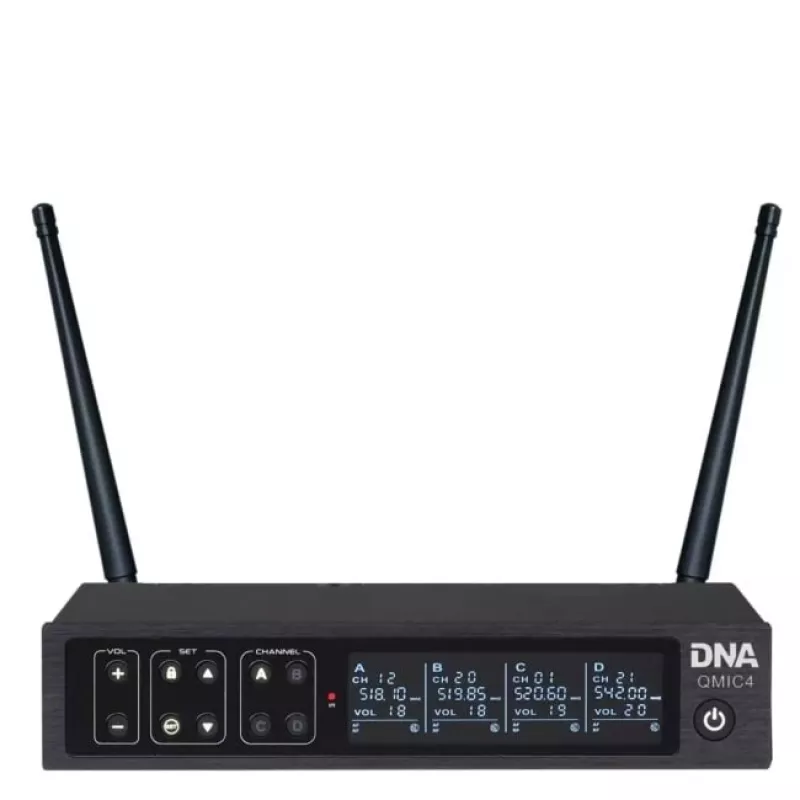 DNA QMIC4 Funkmikrofon mit 4 Handsendern