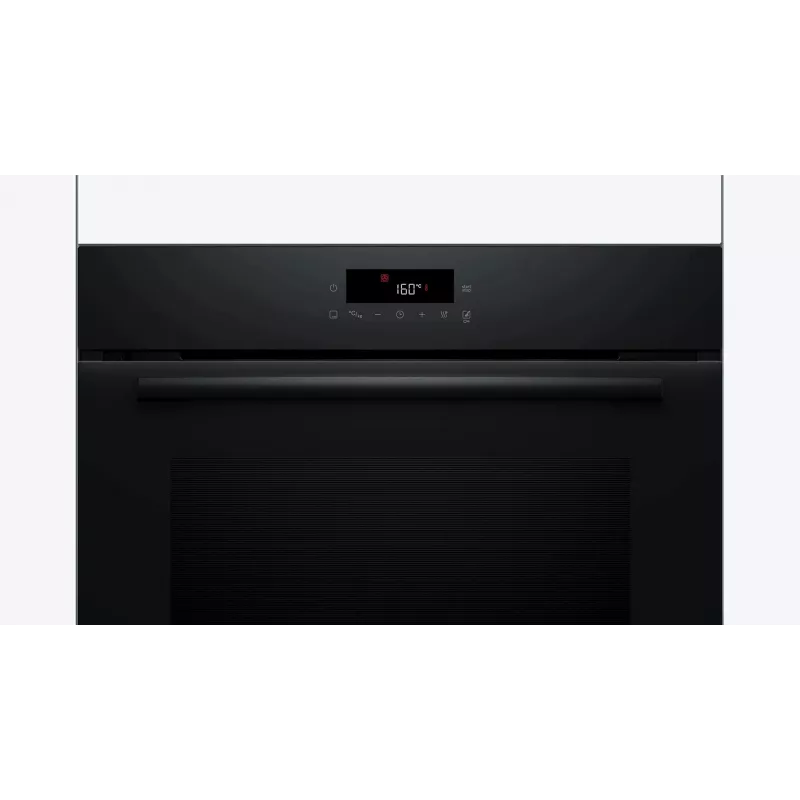 BOSCH HBG571EB4 Einbaubackofen, Schwarz, 71 L, Pyrolytische Selbstreinigung, 7 Heizarten