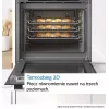 BOSCH HBG571EB4 Einbaubackofen, Schwarz, 71 L, Pyrolytische Selbstreinigung, 7 Heizarten
