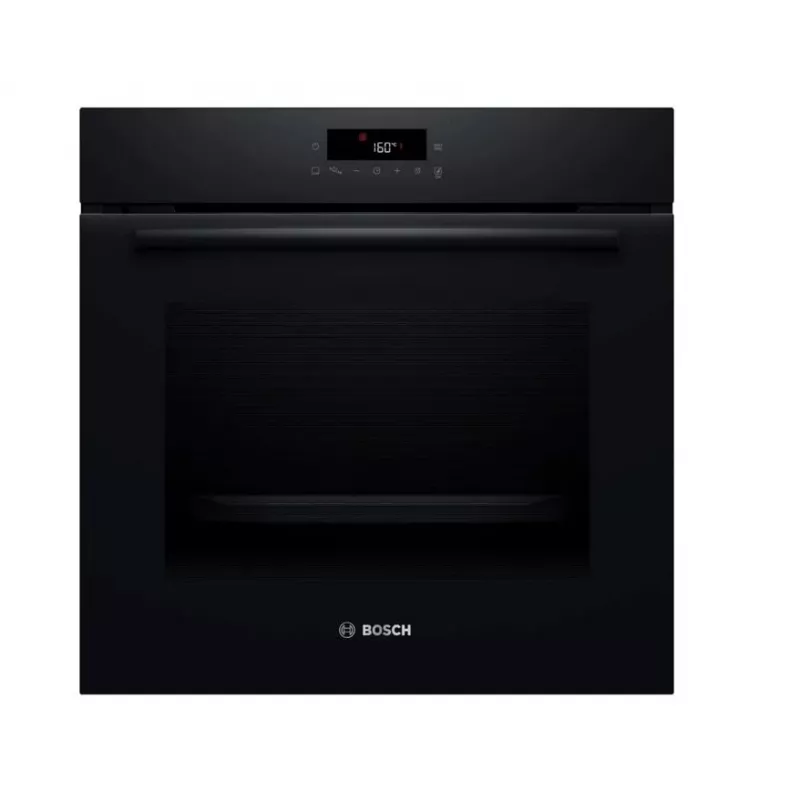 BOSCH HBG571EB4 Einbaubackofen, Schwarz, 71 L, Pyrolytische Selbstreinigung, 7 Heizarten