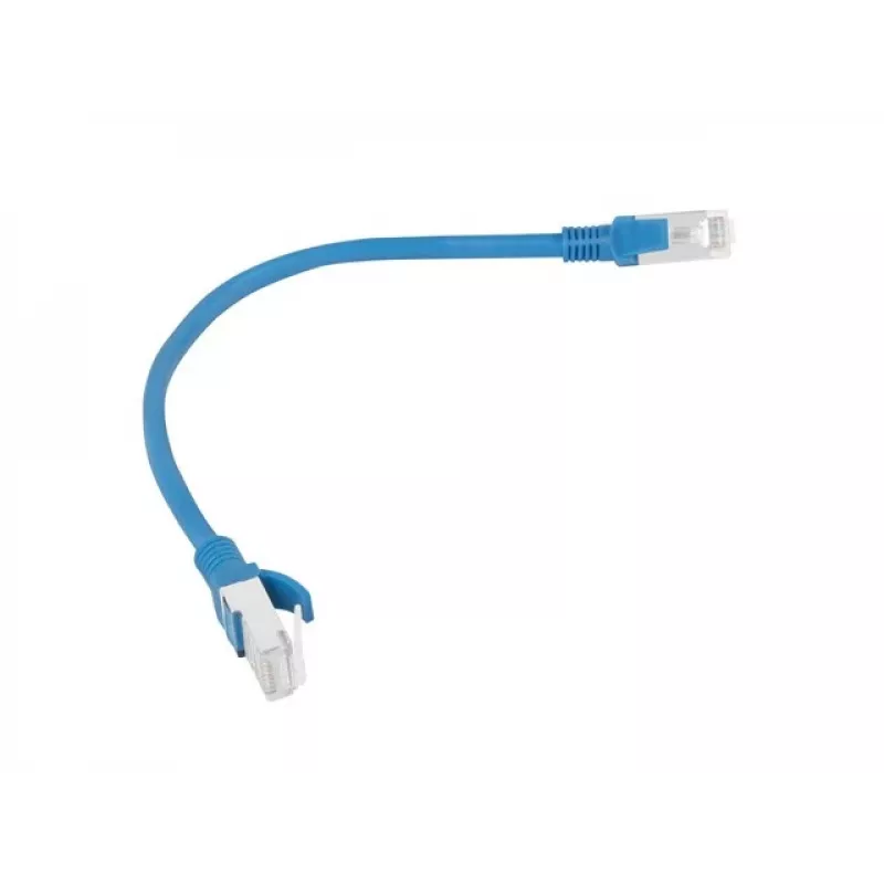 Lanberg PCU6-10CC-0025-B Cat6 U/UTP Ethernet Patchkabel 0,25 m Blau