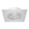 Synergy 21 LED-Einbaudeckenspot Helios Weiß - Quadratisch + Schwenkbar - Neutralweiß