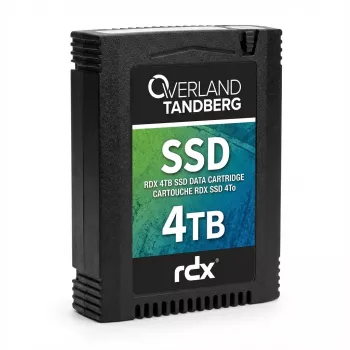 Overland-Tandberg 8886-RDX - 4 TB - RDX SSD Cartridge - mit 3-jährigem Advanced Replacement Service - für Tandberg Data RDX QuikStation 4, RDX QuikStation 8, RDX QuikStor