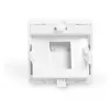 DIGITUS Keystone Modulhalter, 1-Port, 45x45mm, Reinweiß (RAL 9010) für DN-93802-5-SH
