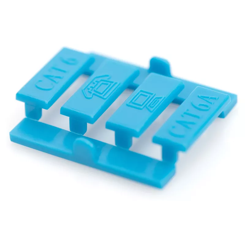 DIGITUS Keystone Modulhalter, 1-Port, 45x45mm, Reinweiß (RAL 9010) für DN-93802-5-SH