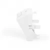 DIGITUS Keystone Modulhalter, 1-Port, 45x45mm, Reinweiß (RAL 9010) für DN-93802-5-SH