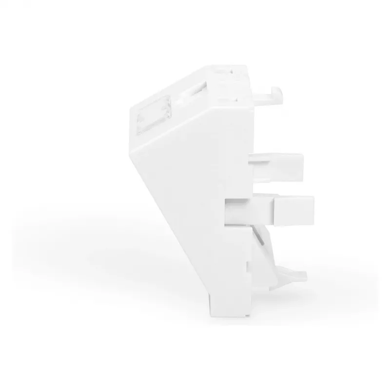 DIGITUS Keystone Modulhalter, 1-Port, 45x45mm, Reinweiß (RAL 9010) für DN-93802-5-SH