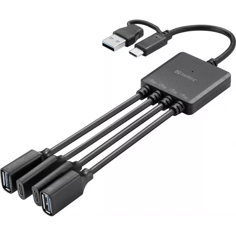 Sandberg USB-C/A to 2A+2C Splitter (136-81)