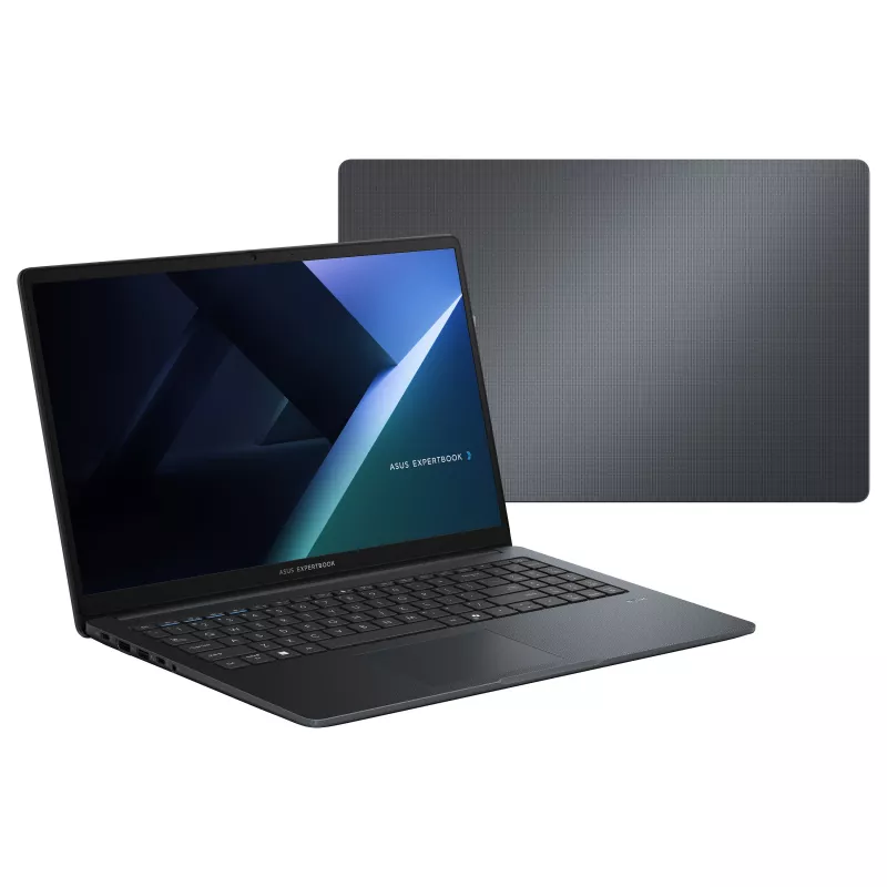 ASUS ExpertBook B1 B1503CVA-S79180 15,6 Zoll Full HD IPS Laptop, Intel Core 7 150U, 16GB DDR5, 256GB SSD, FreeDOS, Deutsche Tastatur, Star Black