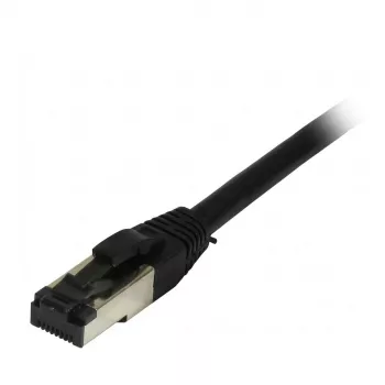 Synergy21 Patchkabel RJ45, CAT8.1 2000MHz, 1,0m, Schwarz, S-STP (S/FTP), TPE/LSZH (SuperFlex), AWG26