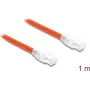 Delock RJ45 Netzwerkkabel Cat.8.1 S/FTP 1 m bis zu 40 Gbps Orange (81180)