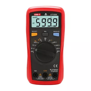 Uni-T UT133A Handheld Digital Multimeter 6000 Counts True RMS Auto Ranging