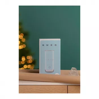 Smeg MFF02BLEU Milchaufschäumer, 3 Funktionen, Antihaft, 500 W, Pastellblau
