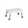 ANTAR Bath Step AT51128 - Rutschfeste Duschstufe, 100 mm Höhe, Weiß/Grau