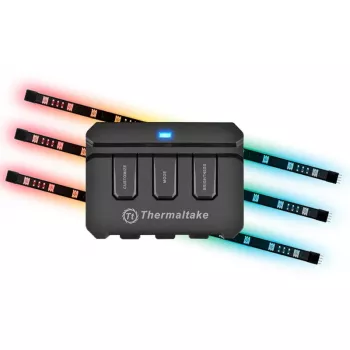 Thermaltake Lumi Color 256C RGB LED Strip 3-Pack - Schwarz - 30cm