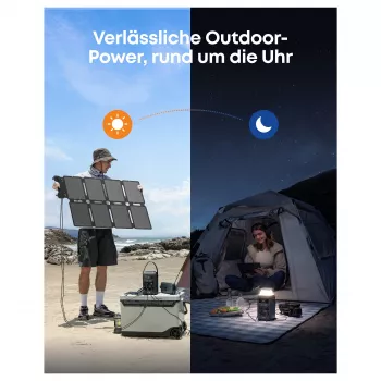 Anker SOLIX PS100 Tragbares Solarpanel 100W (A24353A1)