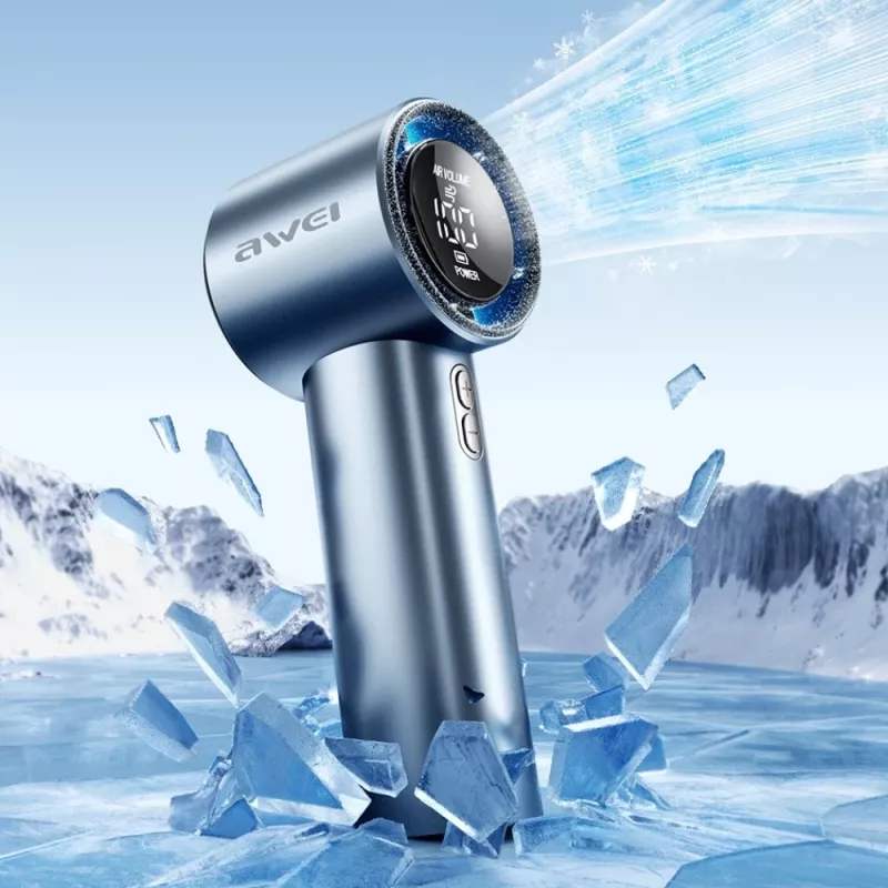 AWEI F38 Mini Handheld Fan Blau
