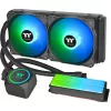 Thermaltake Floe RC 240 All-in-One Flüssigkeits-CPU-Kühler mit integriertem RAM-Wasserblock, 240mm Radiator, 2x 120mm ARGB PWM Lüfter, Intel/AMD