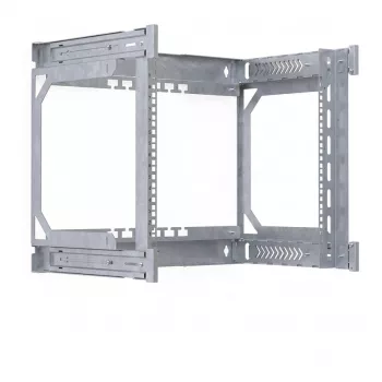 EFB Elektronik Rückrahmen für X-Rack Wandgehäuse 400-600mm 9U 600x500mm verzinkt (WGX-BF09)