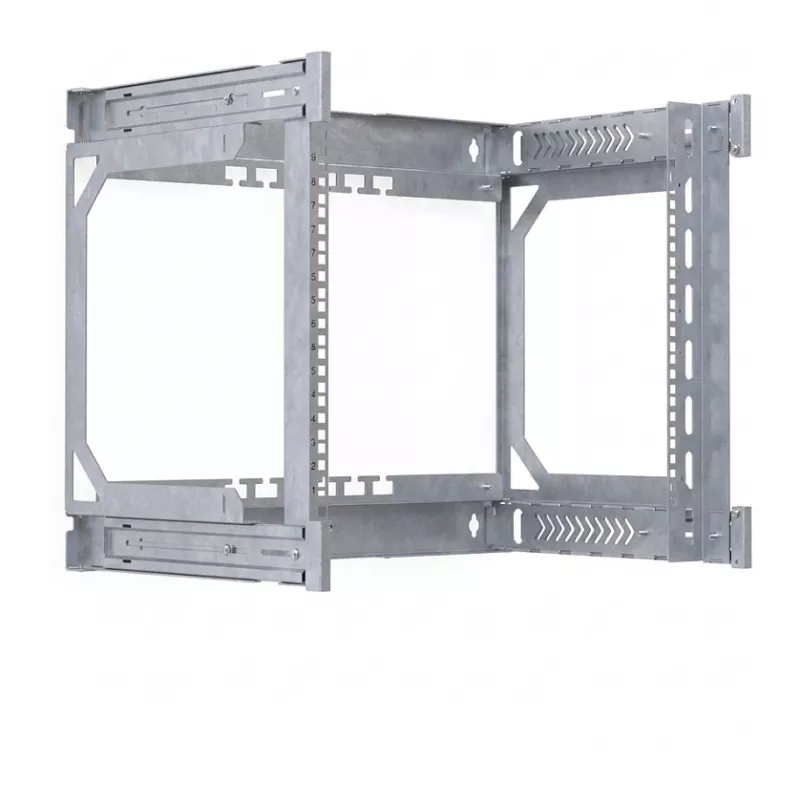 EFB Elektronik Rückrahmen für X-Rack Wandgehäuse 400-600mm 9U 600x500mm verzinkt (WGX-BF09)
