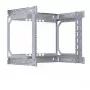 EFB Elektronik Rückrahmen für X-Rack Wandgehäuse 400-600mm 9U 600x500mm verzinkt (WGX-BF09)