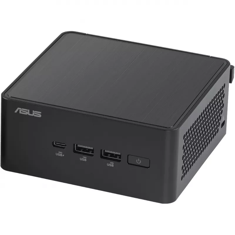 ASUS NUC 14 Pro RNUC14RVHI300003I Mini PC Barebone, Intel Core 3 100U, 2x DDR5 SODIMM, 2x M.2 PCIe Gen4, Wi-Fi 6E, Bluetooth 5.3, 2.5GbE, 2x HDMI 2.1, 2x Thunderbolt 4, Schwarz