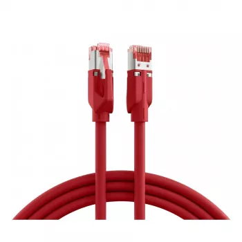 EFB-Elektronik RJ45 Patchkabel Cat.6A S/FTP LSZH Draka UC900 TM21 Rot 0,25m