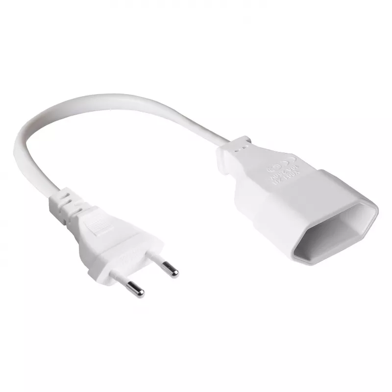Good Connections Euro-Verlängerungskabel Weiß 5m