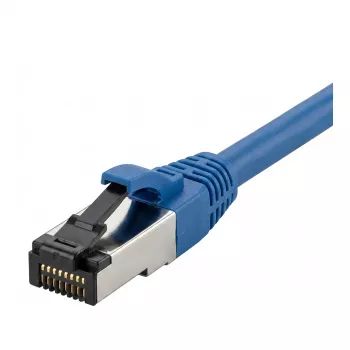 Synergy21 Patchkabel RJ45, CAT8.1 2000MHz, 5m, Blau, S/FTP, TPE/LSZH SuperFlex, AWG26