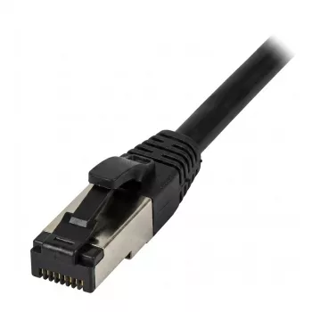 Synergy21 Patchkabel RJ45, CAT8.1 2000MHz, 5m, Schwarz, S/FTP, TPE/LSZH (SuperFlex), AWG26