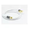 Good Connections SmartFLEX SAT-Antennenkabel, IEC/Coax Winkelstecker auf Buchse, vergoldet, vierfach geschirmt, 120 dB, weiß, 2 m (GC-M2063)