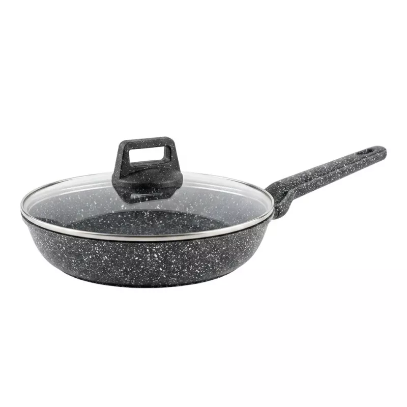 Extralink Home SF-1129-20CM Granit-Antihaft-Bratpfanne 20 cm 1,2 L Schwarz