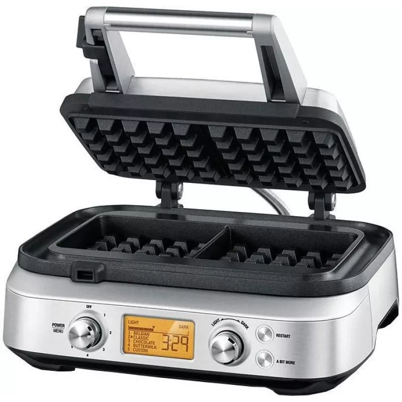 Sage SWM620BSS4EEU1 Smart Waffle Pro Belgian Waffle Maker, 1000 W, gebürsteter Edelstahl