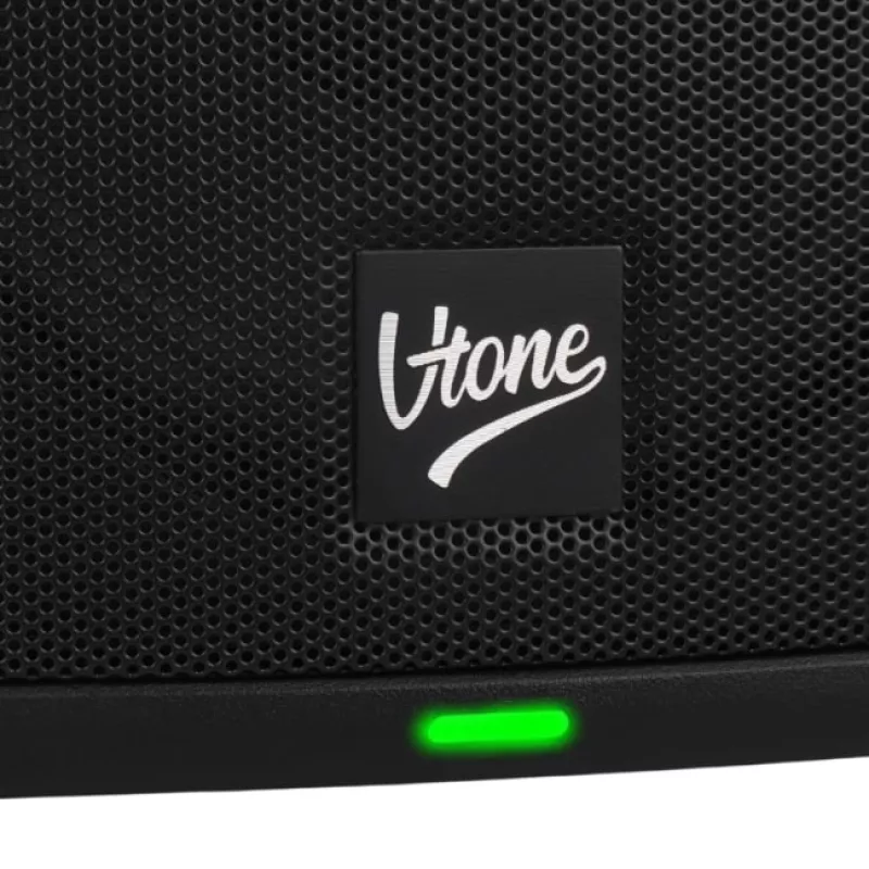 V-TONE ALPHA 8 Aktives Akku-Säulen-PA-System mit integriertem Mischpult, 300W RMS, 8 inch Woofer, Bluetooth, USB/SD, Hall