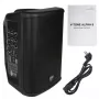 V-TONE ALPHA 8 Aktives Akku-Säulen-PA-System mit integriertem Mischpult, 300W RMS, 8 inch Woofer, Bluetooth, USB/SD, Hall