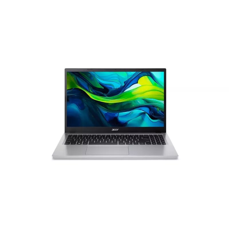 Acer AG15-32P-39R2DX Laptop - Intel Core 3 N355, 15,6 inch FHD IPS, 8GB RAM, 256GB SSD (2x128GB), Windows 11 Home, Silber