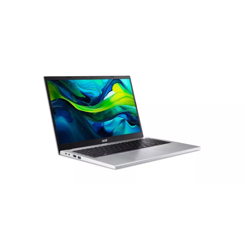 Acer AG15-32P-39R2DX Laptop - Intel Core 3 N355, 15,6 inch FHD IPS, 8GB RAM, 256GB SSD (2x128GB), Windows 11 Home, Silber