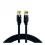 EFB-Elektronik RJ45 Patchkabel Cat.6A S/FTP LSZH Draka UC900 TM31 Schwarz 0,25m