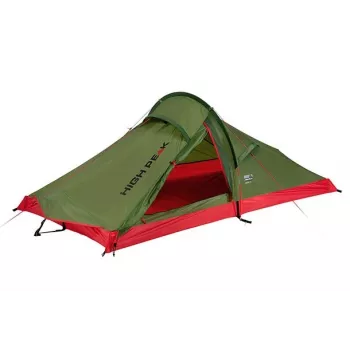 High Peak Siskin 2.0 Green, Red Pyramid Tent