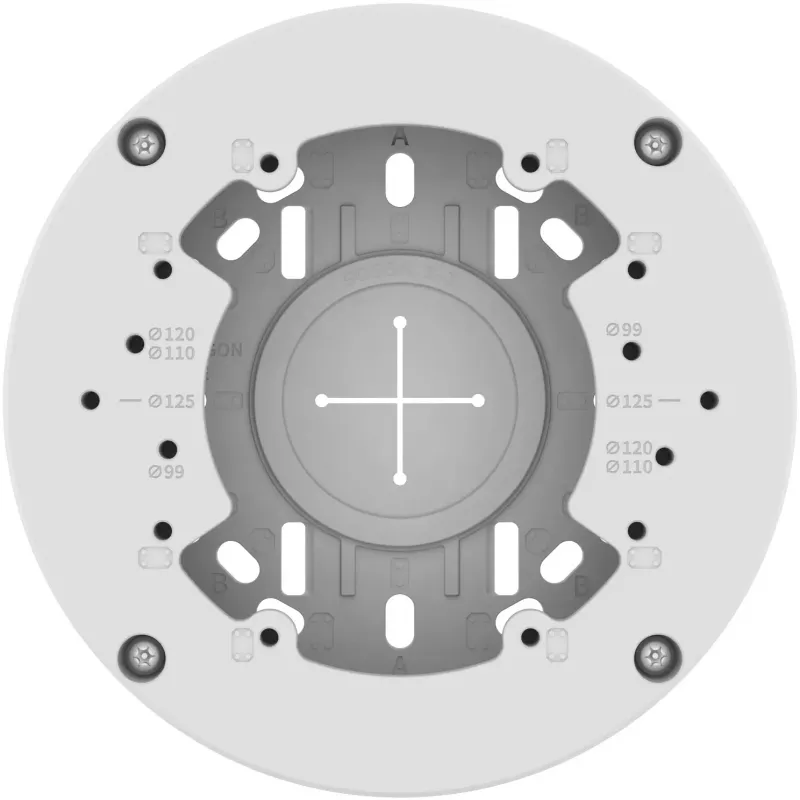 Hanwha Vision SBV-140BW Anschlussdose - Aluminium - Weiß - für QNV-C8083R/C9083R, QND-7012R/22R/82R, QNE-8011R