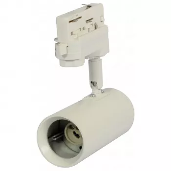 Synergy 21 GU10 Track Socket 02 für 3-Phasen-Schienensystem, Schwarz, Aluminium