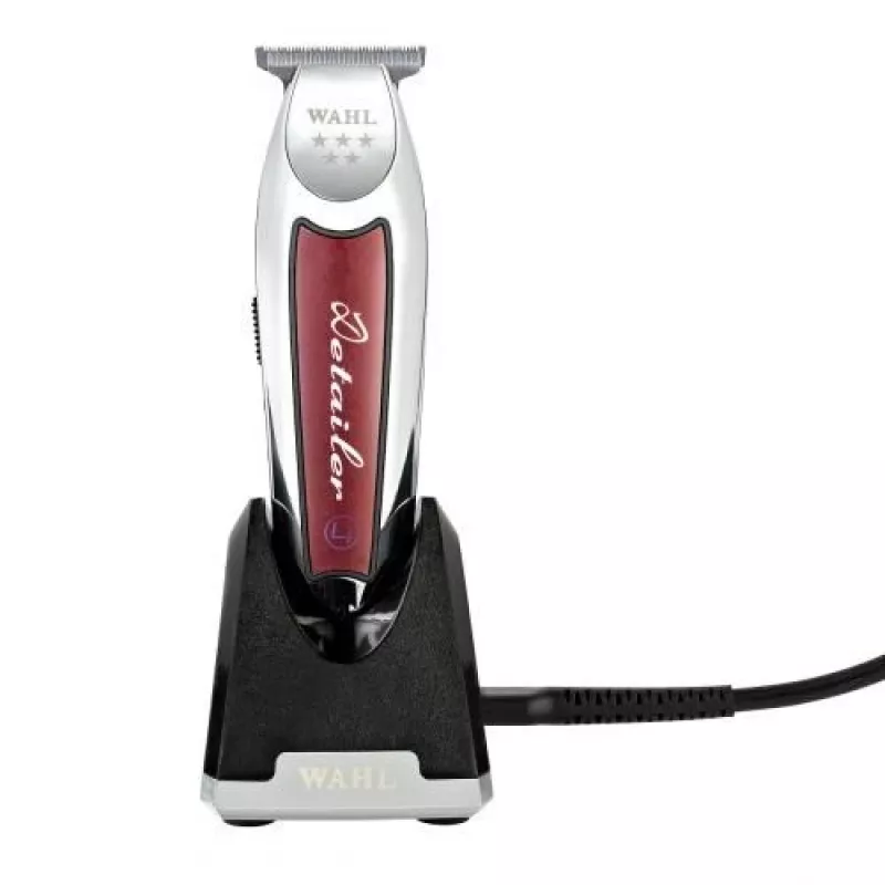 Wahl Professional Detailer LI Kabelloser Haartrimmer, Rot/Silber, Lithium-Ion
