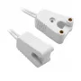 Synergy 21 LED-Adapter für T8 LED-Röhren G13-Sockel 2er-Set Weiß