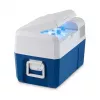Mobicool MCF32 Kompressor-Kühlbox 31L 12/24V / 100-240V Blau/Grau