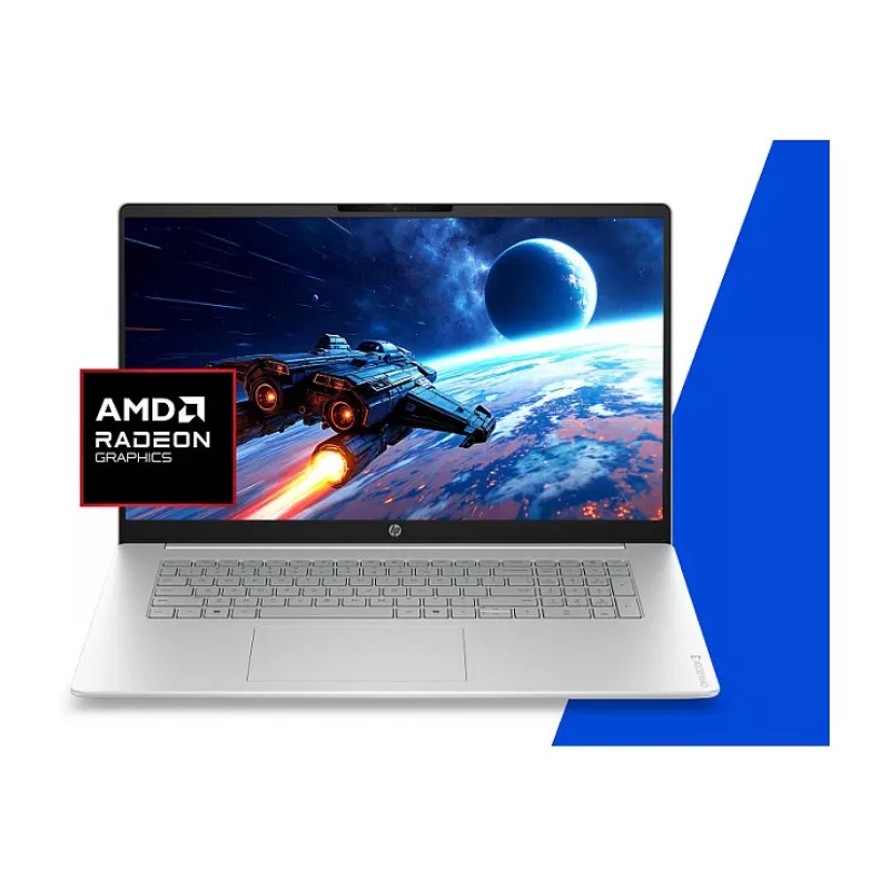 HP OmniBook 3 17-dp0451ng 17,3 Zoll FHD Laptop (AMD Ryzen 5, 16 GB RAM, 512 GB SSD, Windows 11 Home) - Natural Silver