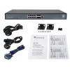 LevelOne 12-Port L3 Managed 10-Gigabit Switch, 8 x 1G/2.5G/5G/10G RJ45, 4 x 1G/2.5G/10G SFP+ Uplinks, 240Gbps Non-Blocking Fabric, 19-Zoll Rackmount