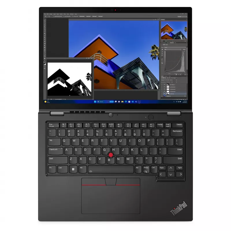 Lenovo ThinkPad L13 2-in-1 G5 Intel Core Ultra 5 135U 32GB RAM 256GB SSD 13.3 Zoll Touch WUXGA Windows 11 Pro Schwarz