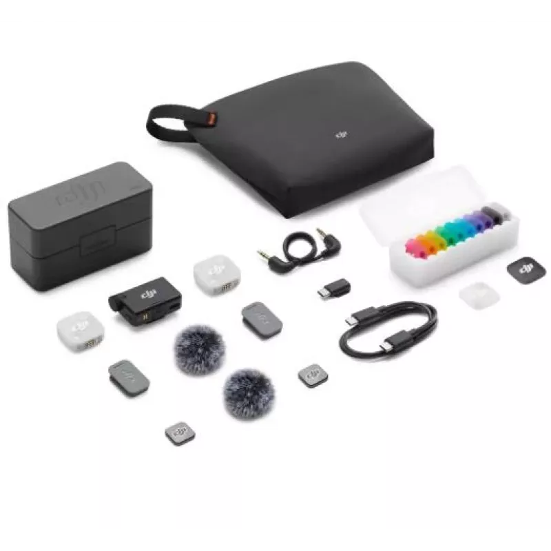 DJI Mic Mini 2 Drahtloses Mikrofonsystem (2 TX + 1 RX + Ladecase)